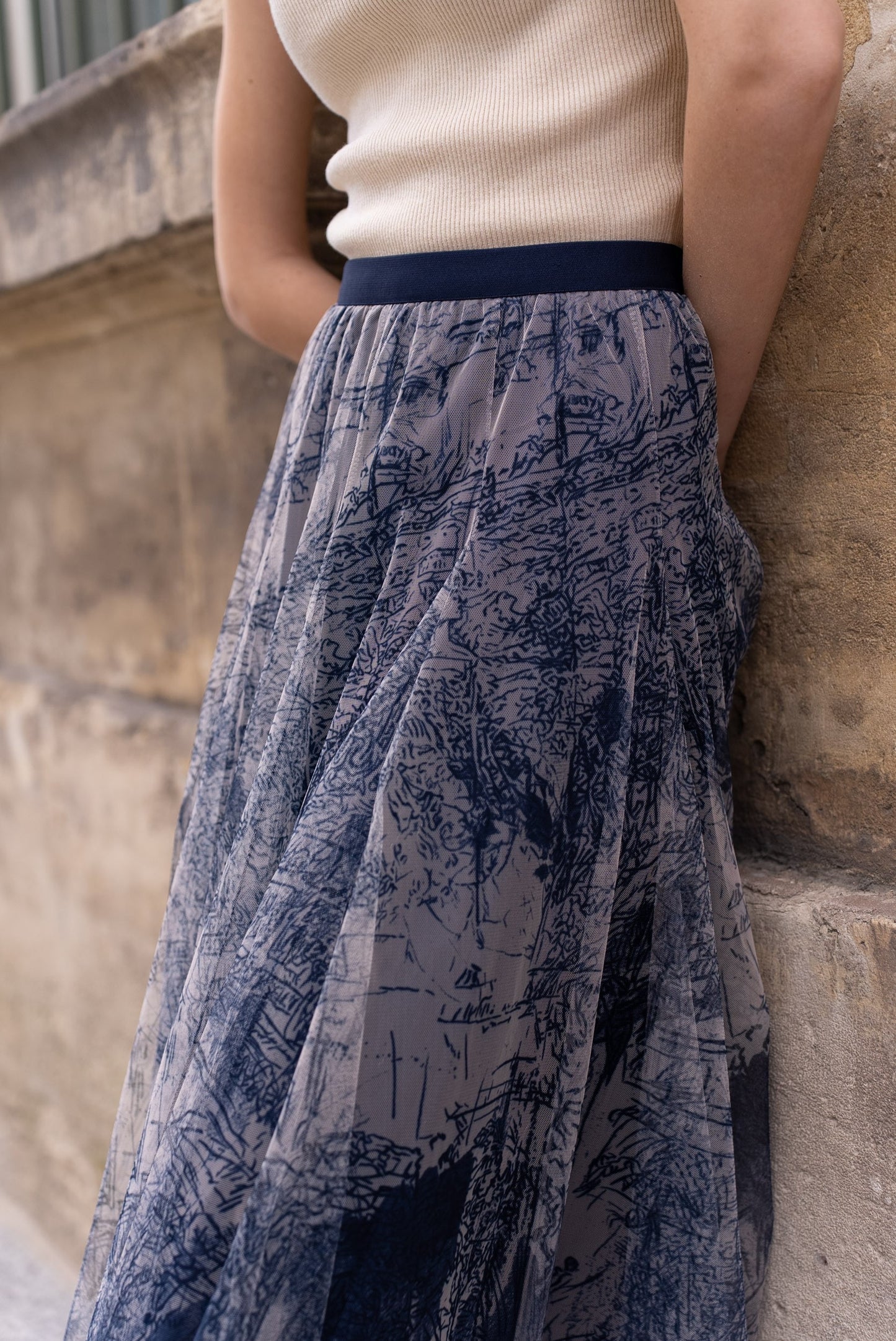 Maia Skirt Blue