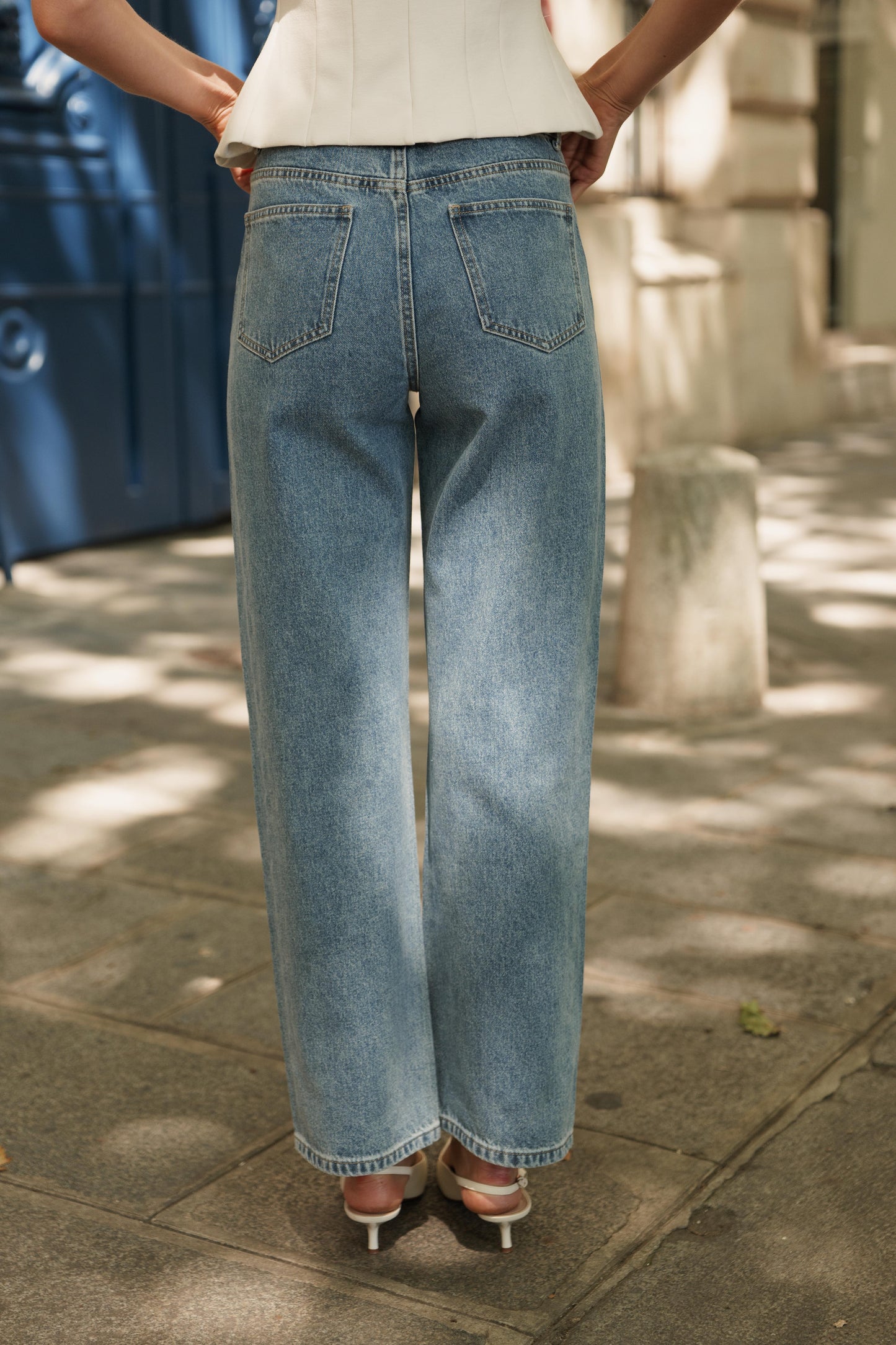 Riley Studded Jeans blue
