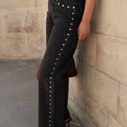 Riley Studded Jeans Black