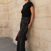 Riley Studded Jeans Black