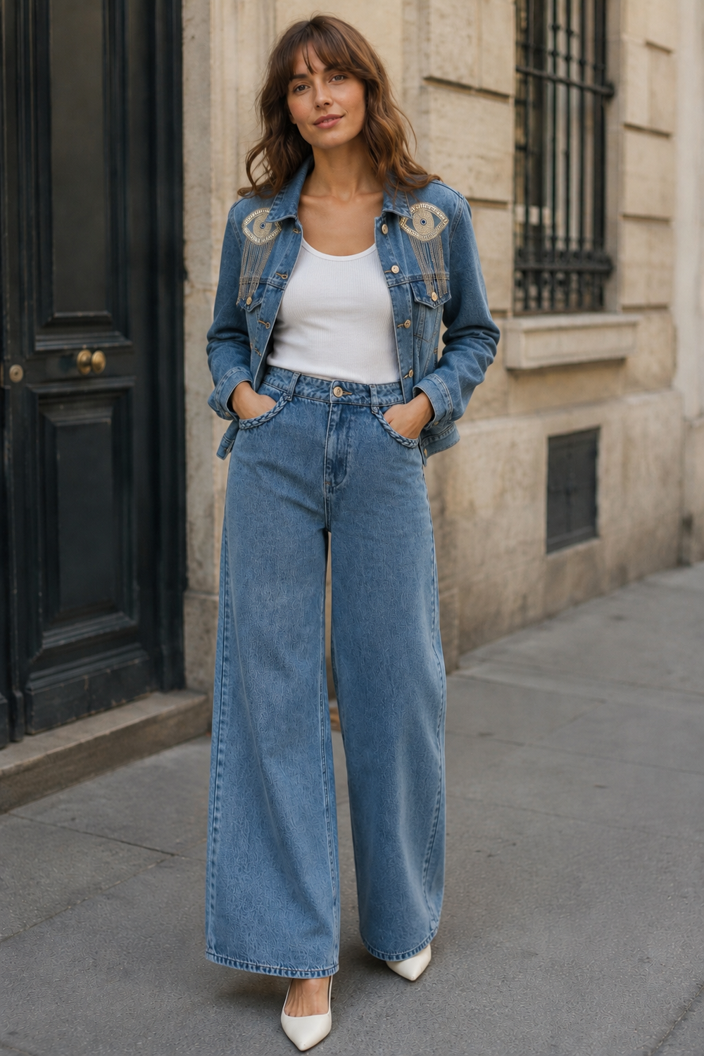 Carrie Eye Denim Jacket