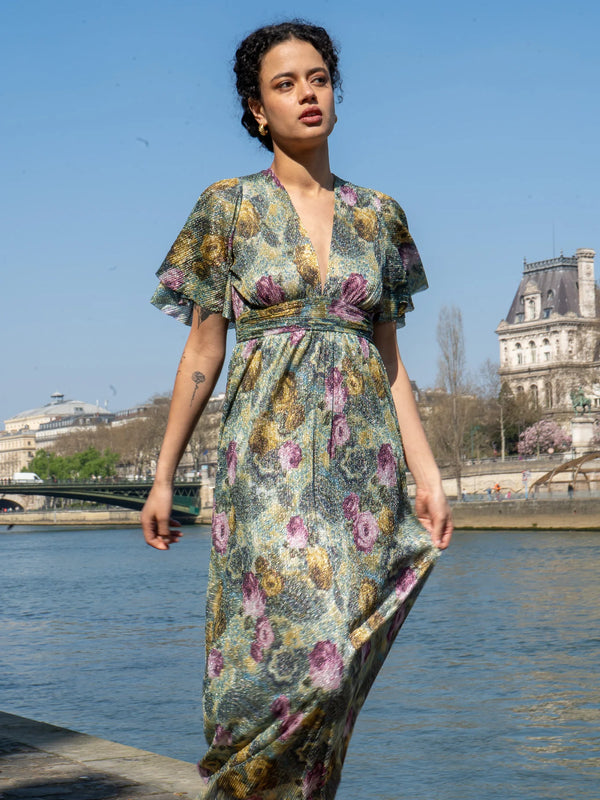 Gloria Lurex Green