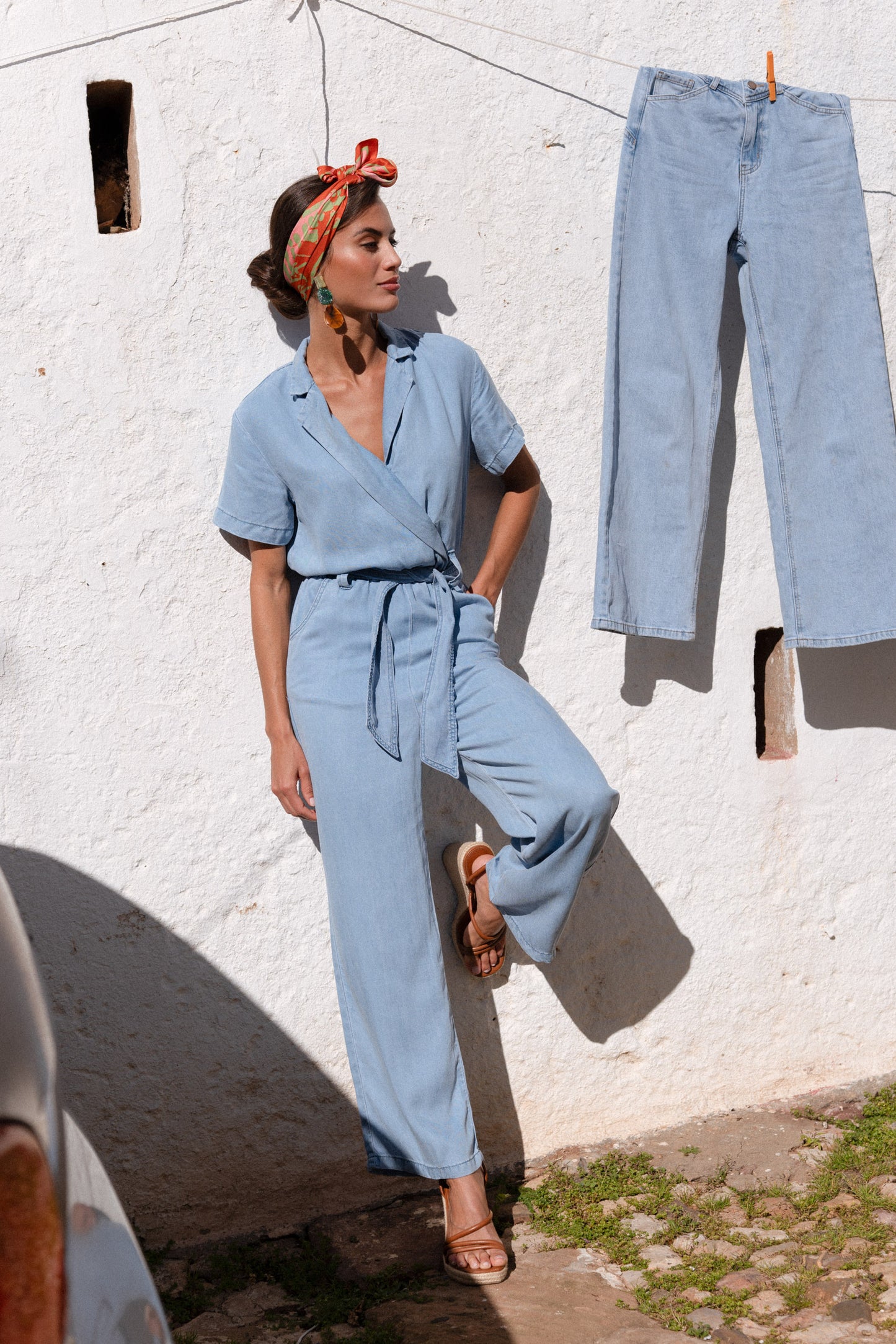 Tina Denim Jumpsuit