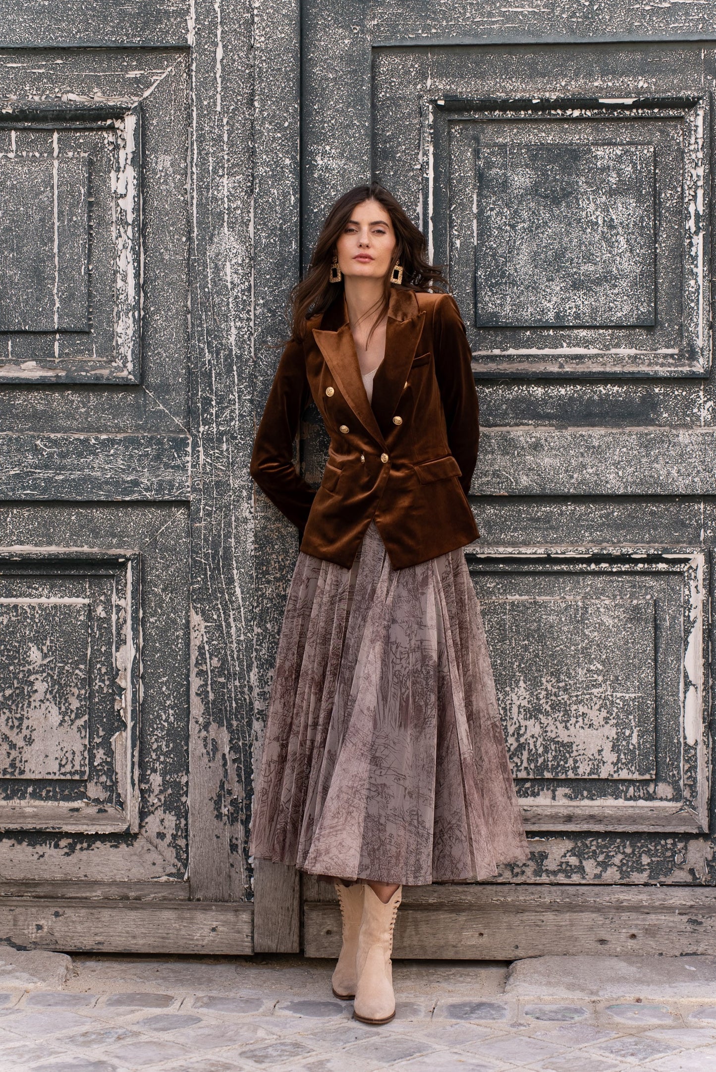 Maia Skirt  Chocolate