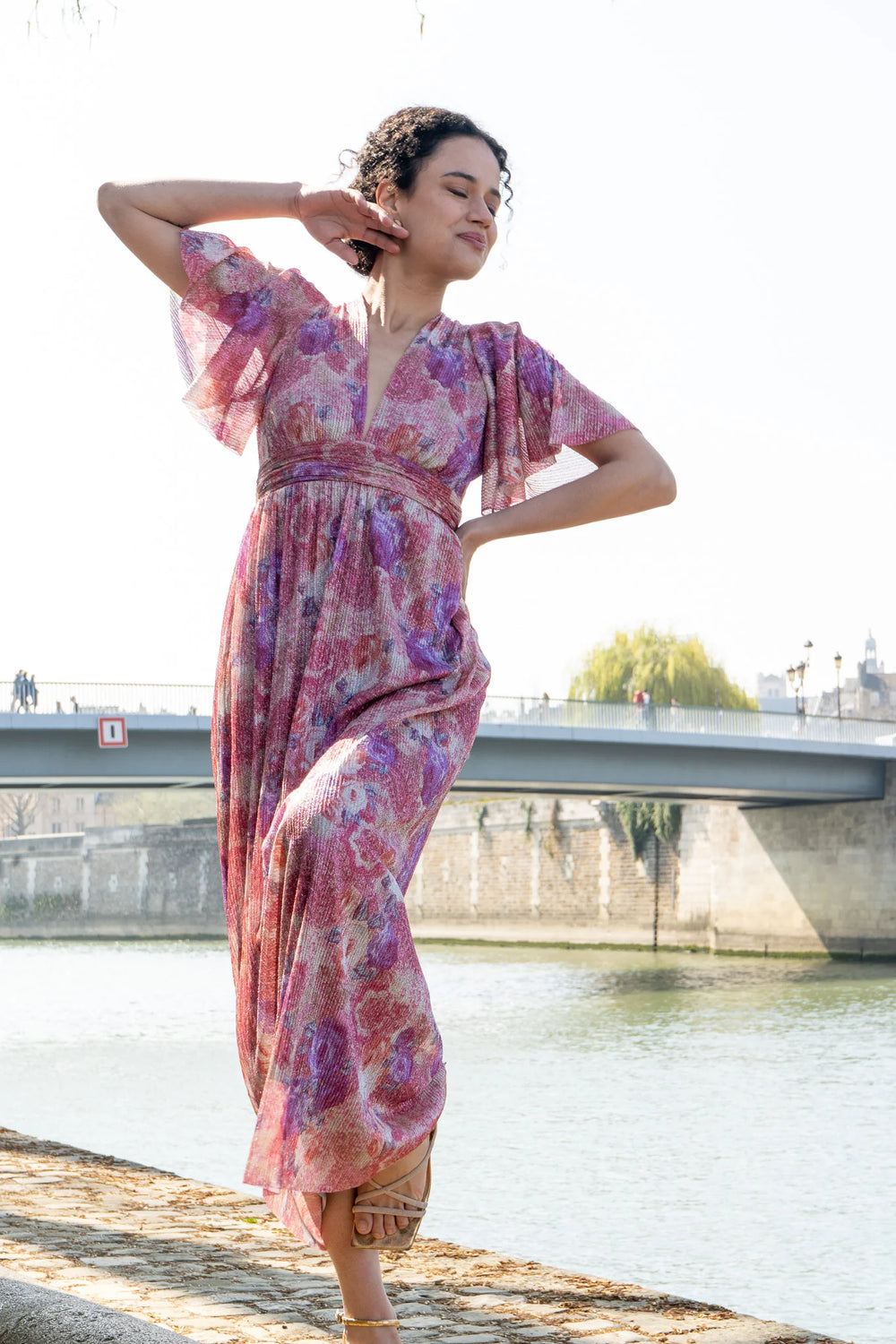 Gloria Lurex Pink